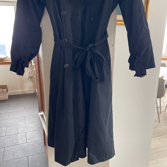 The Drop Women's Noa Trench Coat Black XL - Picture 6 of 6